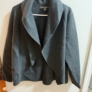 Tommy Bahama Women's Dark Gray Drape Cardigan Sweater Size Medium
